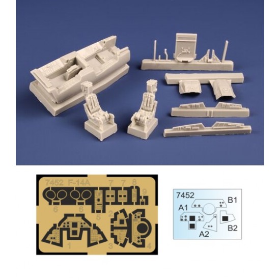 1/72 Modern US F-14A Tomcat Cockpit for Academy kits