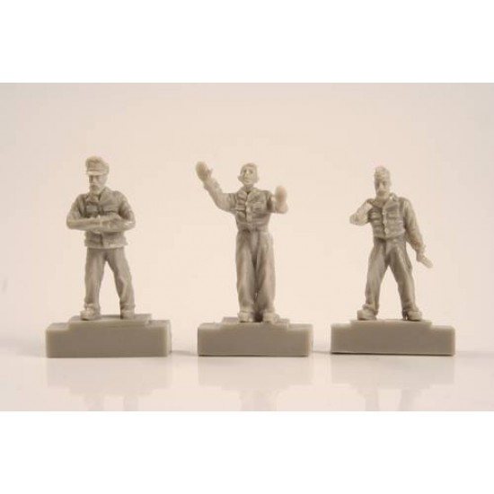 1/72 U-Boat Type U-IX Crew in Command Section for Revell kit (3 Figures)