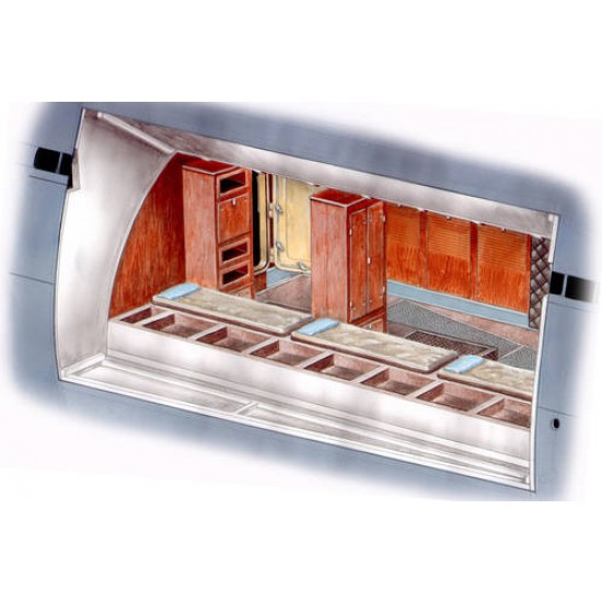 1/72 U-Boot typ IX Front Crew Quarters for Revell kit