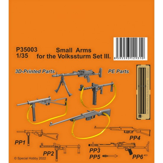 1/35 WWII The Volkssturm Small Arms Set III