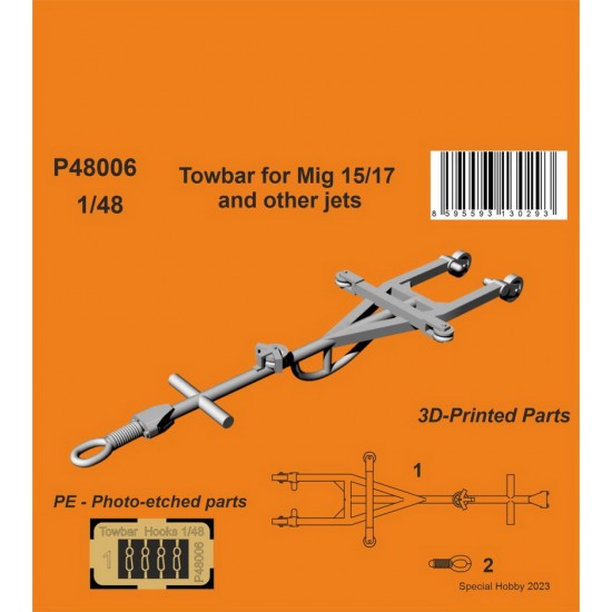 1/48 Towbar for Mikoyan-Gurevich MiG-15/17 & other Jets