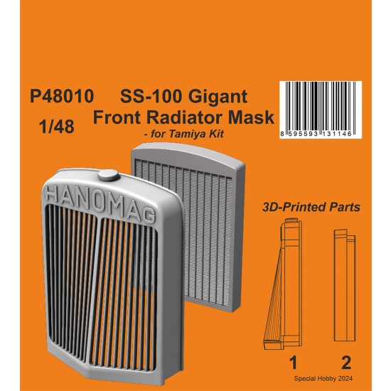 1/48 SS-100 Gigant Front Radiator Mask