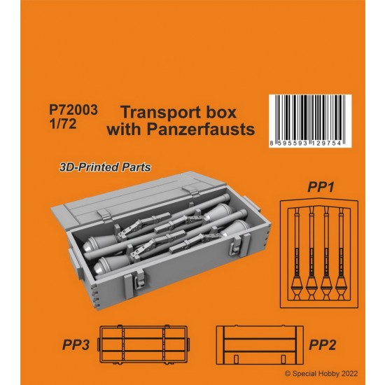 1/72 Transport Box with Panzerfausts