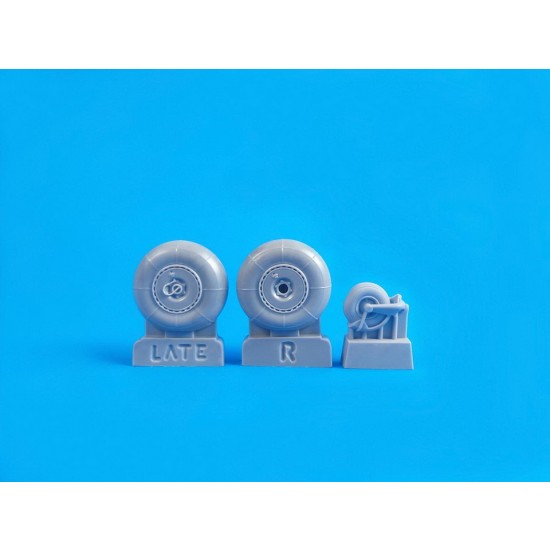 1/48 Ju 88A-4 and later /C-6/G Late Main & Tail Wheel for Special Hobby/ICM/Dragon kits