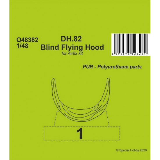 1/48 de Havilland DH.82 Blind Flying Hood for Airfix kits