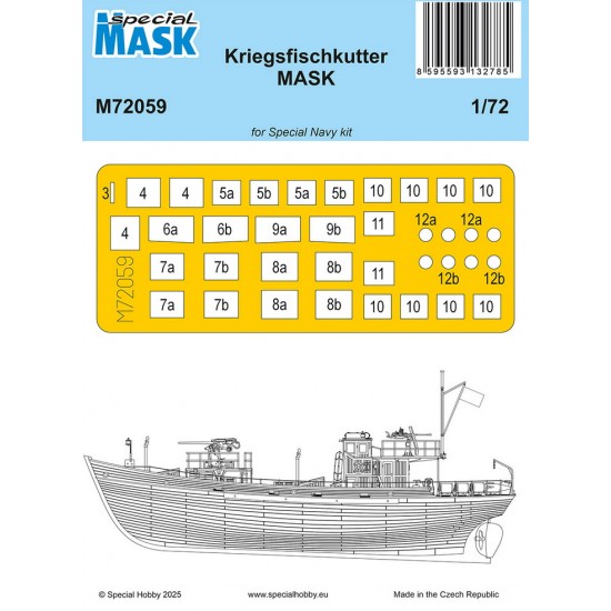 1/72 Kriegsfischkutter MASK for Special Hobby kits