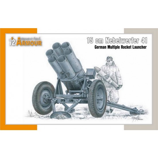1/72 WWII 15cm Nebelwerfer 41 German Multiple Rocket Launcher