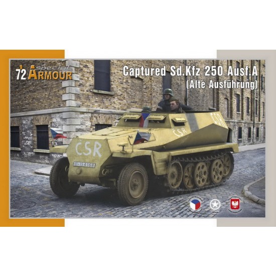 1/72 WWII Captured Sd.Kfz 250 Ausf.A (Alte Ausfuhrung)