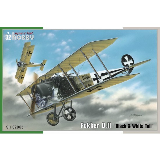 1/32 WWI German Fokker D.II "Black & White Tail"