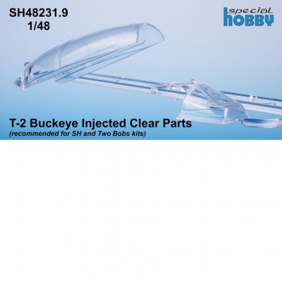 1/48 T-2 Buckeye Injected Clear Parts Correction set for Special Hobby/Two Bobs kits