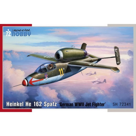 1/72 WWII German Heinkel He 162A Spatz Jet Fighter
