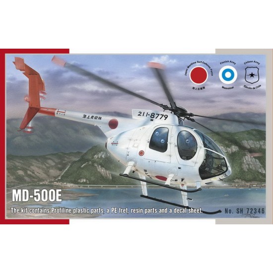 1/72 Modern US MD-500E Helicopter