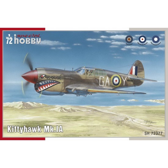 1/72 WWII British Kittyhawk Mk.IA