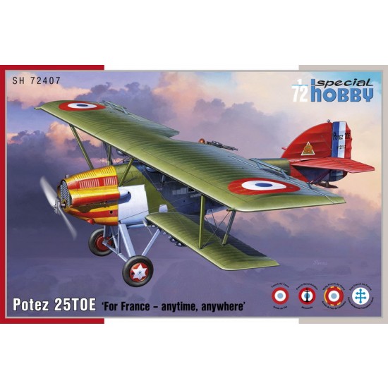 1/72 Potez 25 TOE Biplane "For France - Anytime, Anywhere"