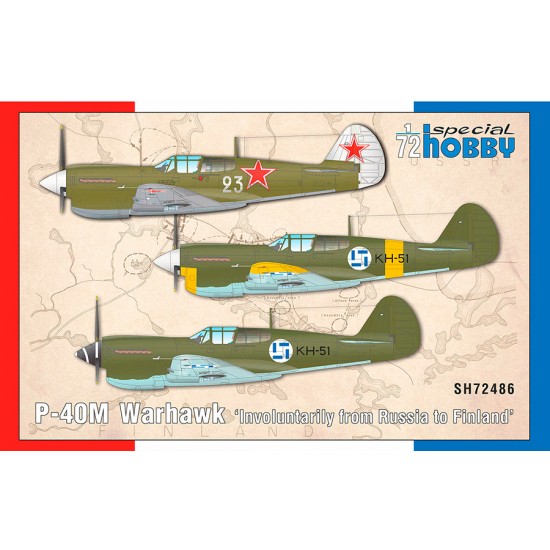 1/72 P-40M Warhawk 'Involuntarily from Russia to Finland'