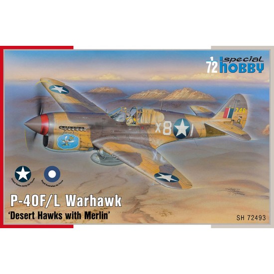 1/72 Curtiss P-40F/L Warhawk 'Desert Hawks with Merlin'