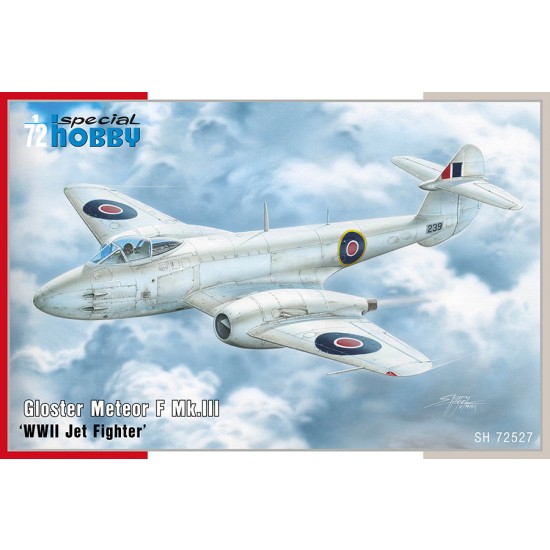1/72 WWII Gloster Meteor F Mk.III Jet Fighter