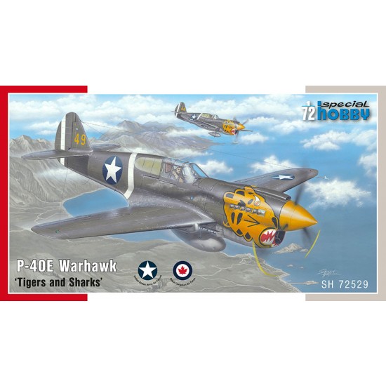 1/72 WWII P-40E Warhawk 'Tigers and Sharks'