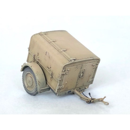 1/48 German Sd.Ah.25/1 for Machine set on Light Trailer A1