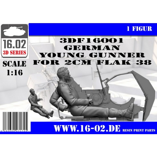 1/16 German Young Gunner for 2cm Flak 38 (1 figure)