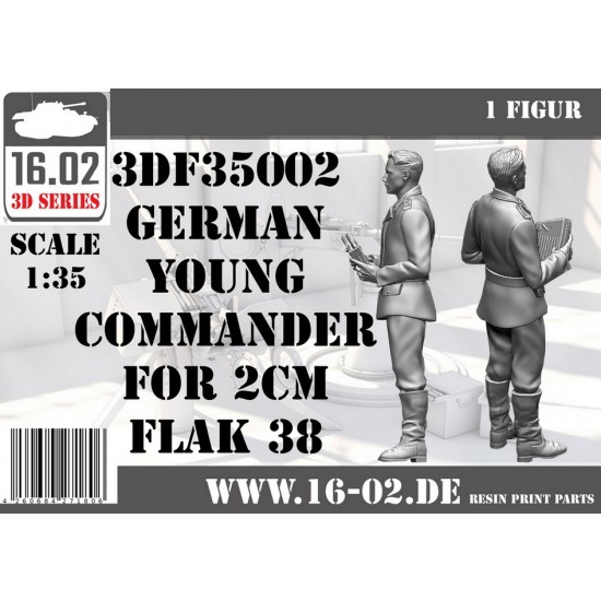 1/35 German Young Commander for 2cm Flak 38 (1 figure)