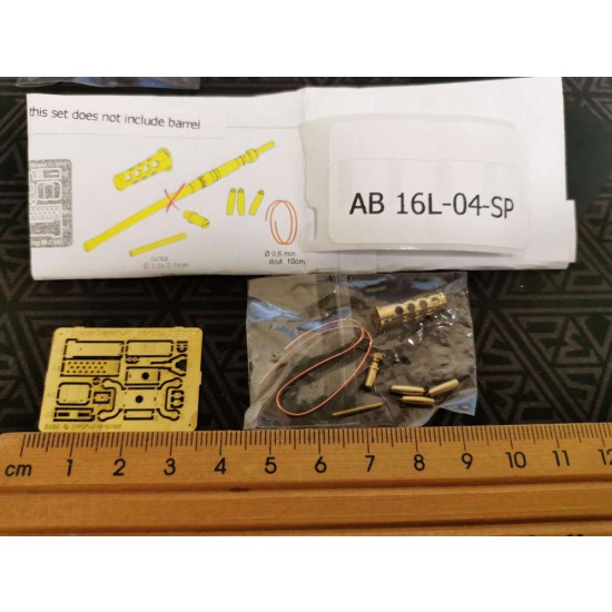 Spare Parts for 1/16 US cal .50 (12.7mm) Browning M2 HB
