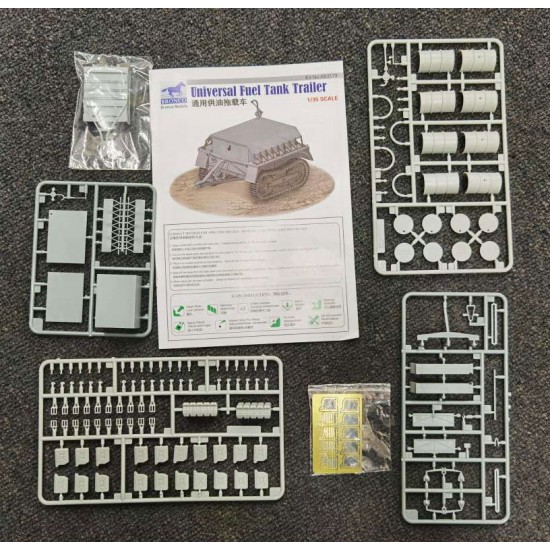 Spare Parts for 1/35 Universal Fuel Tank Trailer #AB3579