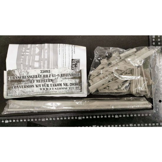 (no box) 1/35 Rh Z 61-9 Rheinbote auf Meillerwagen Conversion set for Takom 2030