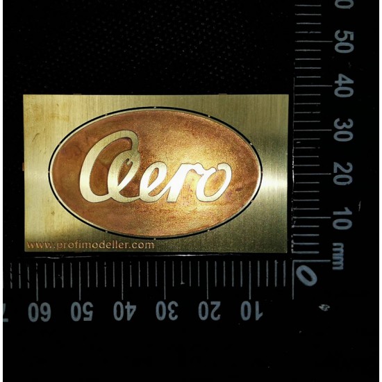 Czech Aero Vodochody Aircraft Company Logo Photo-etch Sheet