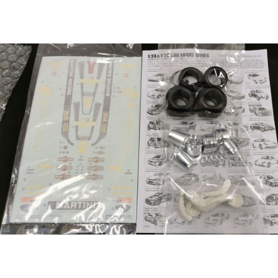 Spare Parts (Decals, Tyres etc) for 1/20 Lotus Type 79 "Martini"