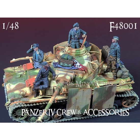 1/48 Panzer IV Crews & Accessories