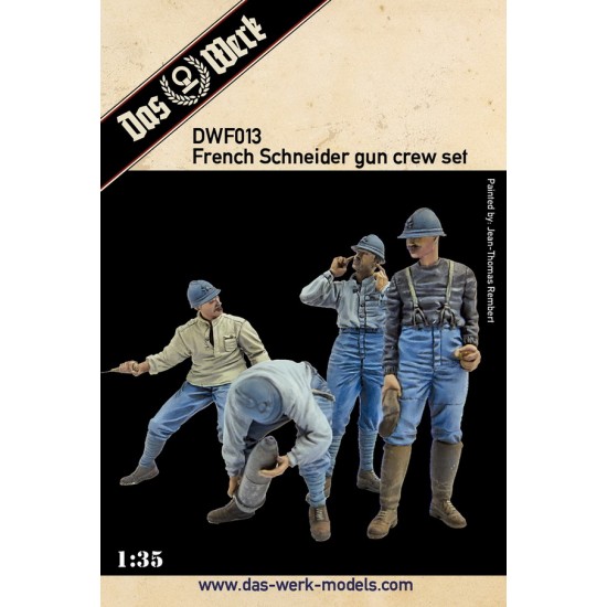 1/35 French Schneider Gun Crew (4 figures)