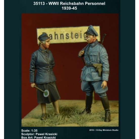 1/35 WWII Reichsbahn Personnel 1939-1945 (2 figures)
