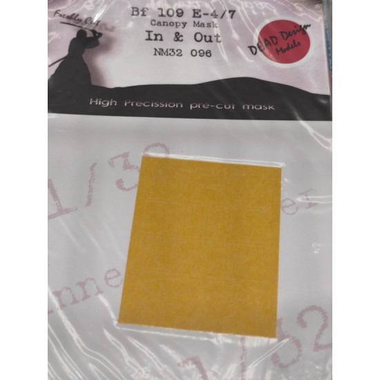 1/32 Me 109E-4/7 In and Out Masking for Dragon kits
