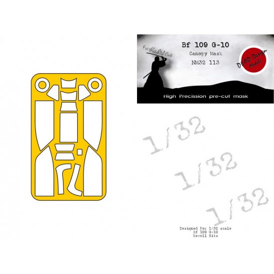 1/32 Bf 109G-10 Masking for Revell kits