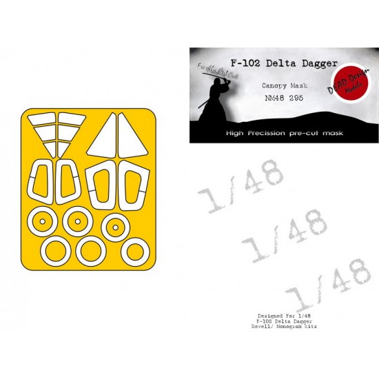1/48 F-102A Delta Dagger Masking for Revell kits