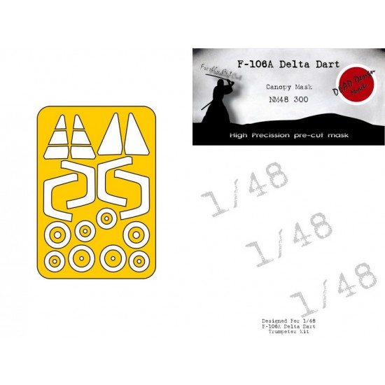 1/48 F-106A Delta Dart Masking for Trumpeter kits