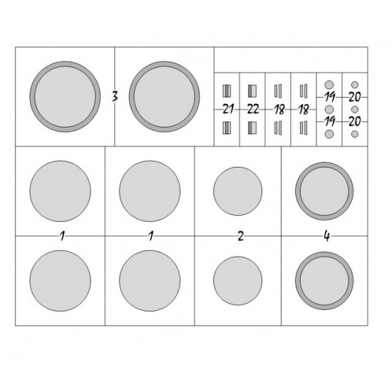 1/32 A6M5 Reisen Masking for Border kits