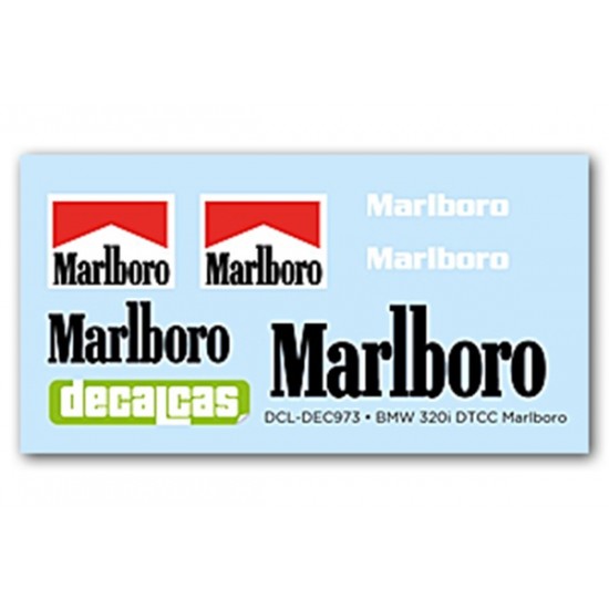 1/24 BMW 320i E46 Sponsored by Marlboro Marking Decal for Nunu #24007