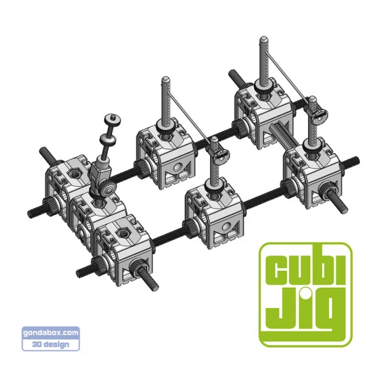 CubiJig for 1/12 Bikes (3D printed parts and metal parts)