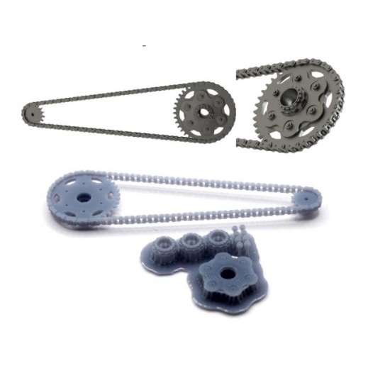 1/12 Ducati 1199 Panigale S Chain set for Tamiya #14129/14132