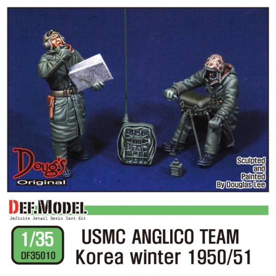 1/35 USMC Anglico Team in Korea, Winter 1950-1951