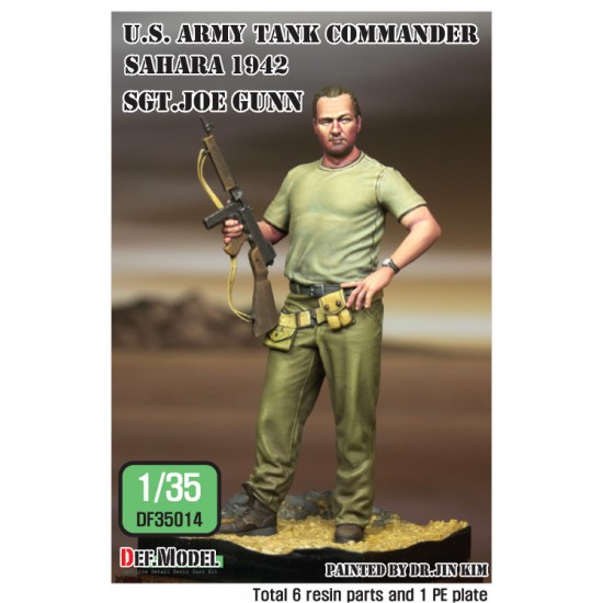 1/35 WWII US Army Tank Commander in Sahara 1942