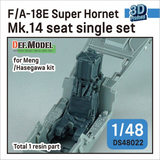 1/48 Boeing F/A-18E Super Hornet Mk.14 Seat Single set for Meng/Hasegawa kit