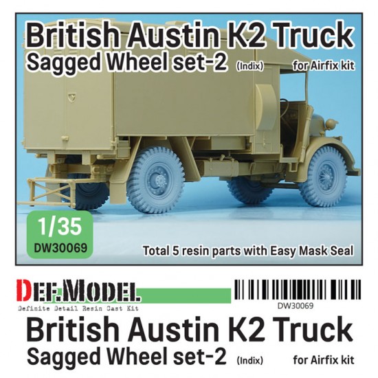 1/35 WWII British Austin K2 Truck Wheel set #2 India for Airfix