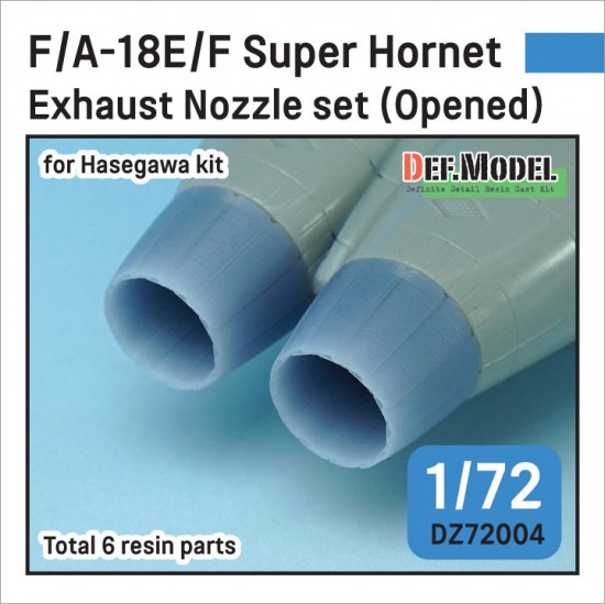 1/72 F/A-18E/F Super Hornet Exhaust Nozzle set (Opened) for Hasegawa kits
