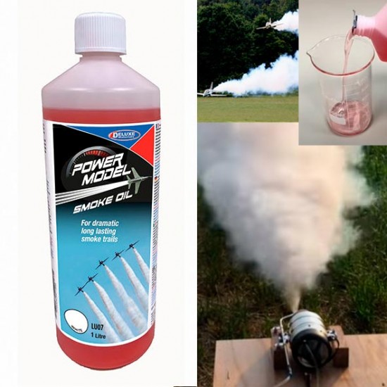 Jet Rod Smoke PowerModel Jet Smoke Oil (1 L) for Dramatic Long Lasting Smoke Trails ...