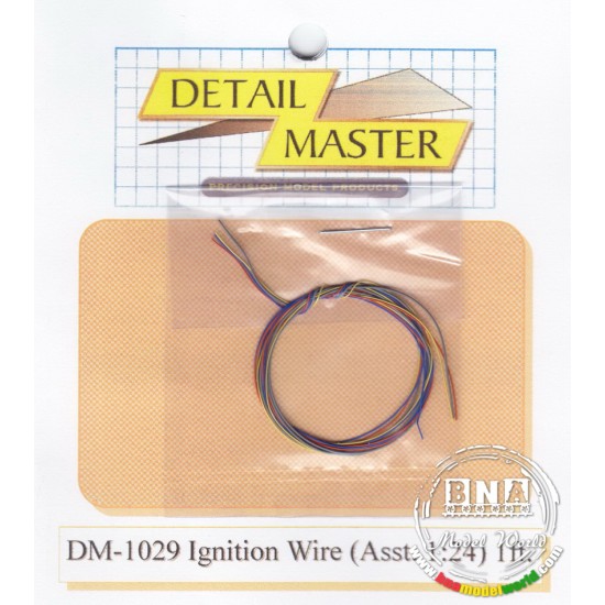 Assorted Ignition Wire (Black/Grey/Blue/Yellow) 1 feet each