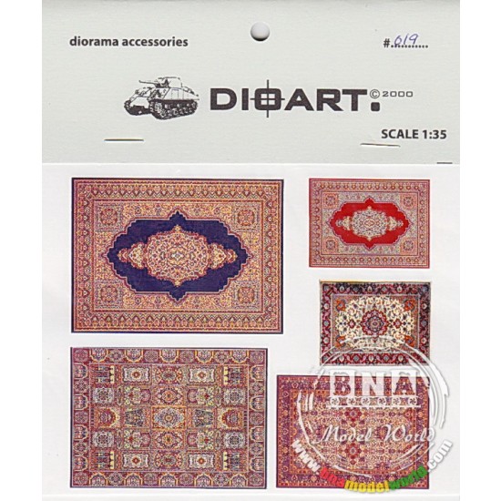 1/35 All Periods - Persian Carpets (Assorted Styles and Sizes)