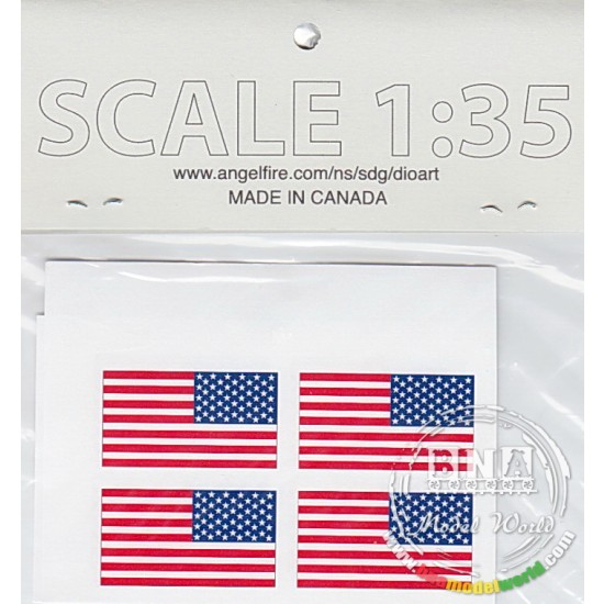 1/35 Modern - 8 Flags (United States/ 50 stars Version) 